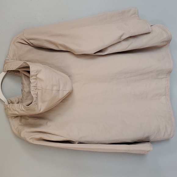Old Navy women's zipped, hooded poncho jacket. Tan, XL/XXL - Picture 6 of 9
